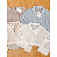 Special * 32wardrobe-Transparent Short Shirt 6506g