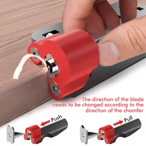 2026 New Hot Woodworking Edge Trimming Knife Corner Manual Planer Blade Hand Tools Wood Deburring Ch