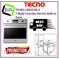 TECNO LARGO 60-8 7 Multi-Function Electric Built-in Oven | EXPRESS FREE DELIVERY