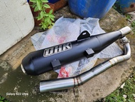 ท่อทรงเดิม 125 i /led / ปลาวาฬ คอเลส304