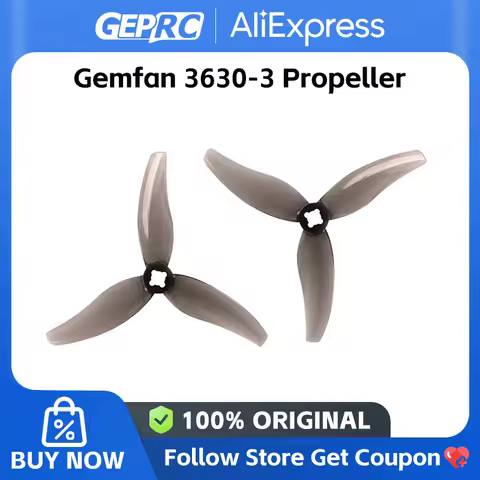 Gemfan 3630 Properller Hurricane PC Transparent PC Propeller for DoMain3.6 RC FPV Freestyle 3Inch Mo