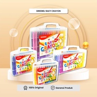 GREEBEL Silky Crayon 12 24 36 48 Colors Silky Crayon 12 24 36 48 Colors Fine Crayon