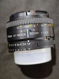 Nikon 50/1.8 AF D 尼康 50mm 50 90%new 功能正常 冇發黴 鏡片乾淨無刮痕