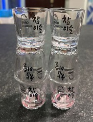 Jinro 真露  酒杯 50ml  6隻 $60