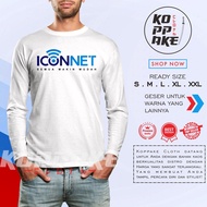 Iconnet Icon Net Logo Long Sleeve Company Shirt