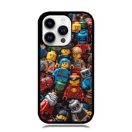 New Case iphone 16 15 14 13 12 11 X 8 7 6 5 Xs XR Mini Plus Pro Max Rubber Softcase LEGO bricks