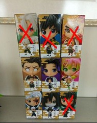 Qposket 鬼滅之刃 九柱 迷你擺設公仔 petit mini display figure