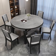 Chair Dining Table Chair Table Small Apartment Folding Board Dining Table Eating Household Retractab
