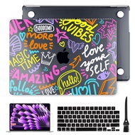 Crystal Laptop Case for MacBook Air 13 13.6 15" M3 M2 M1 Pro 13 14 16" M4 A2442 A2681 A2941 A2337 A2