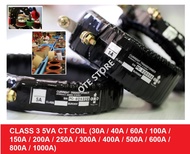 CLASS 3 5VA CURRENT TRANSFORMER CT COIL(30A / 60A / 100A / 150A / 200A / 250A / 300A / 400A / 500A /