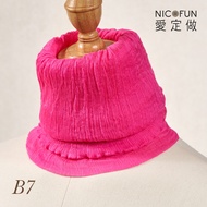 NicoFun Loves Customized Flower Fruit Series 33 Bright Orange Willow Leaf silk Versatile Scarf 100% Mulberry Four Seasons Headband