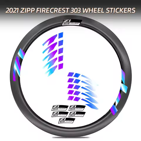 For 2021 Zipp 303 Wheel Stickers - PVC, Custom Fit, Bicycle Accessories, MTB Accessories, Decorative