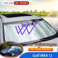 Full Covers Sunshades For Volkswagen Golf MK4 VW Golf4 1J 1998~2006 Car Accessories Sun Protection