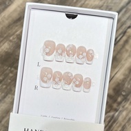 10 ชิ้น/แพ็ค สไตล์ยุโรปและอเมริกัน เล็บสตีโลยาว, การออกแบบแกะสลักดอกไม้เขตร้อน 3 มิติ, ทาสีย้อมสไตล์