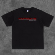 PORSCHE Car Culture Short Sleeve, Heavy Cotton, 911,718 Racing Custom T-Shirt