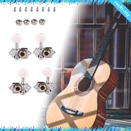 [RecihMY] 4 Pieces Guitar String Tuning Pegs Repalce Guitar Tuner for Acoustic Guitar