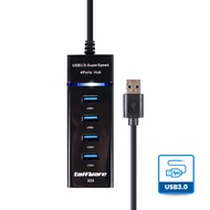 High Speed 4 Ports USB HUB Type 3.0 Adapter model 5Gbps for Laptop PC Notebook/ Computer/ - 303 - Bl