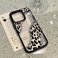2 in 1 Case for iPhone 17 11 16 13 14 15 12 Pro Max Cartoon Hard Acrylic Clear Shockproof Cover