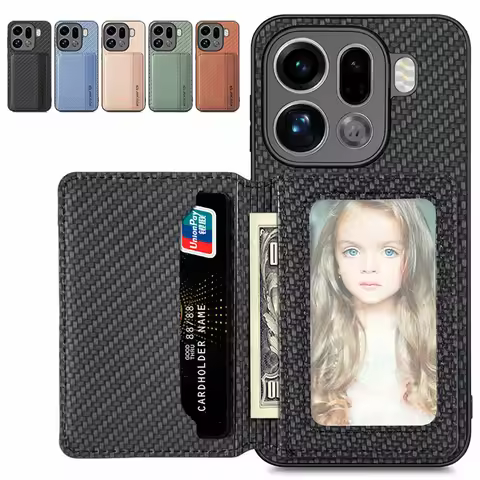 For OPPO Find X9 Ultra 5G Luxury Case RFID Leather Wallet Funda for Oppo Find X9s Pro Magnet Back Co