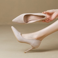 Quality Women's Shoes Popular Women's Shoes Autumn Winter High Heels Women's Black Stiletto Classy L