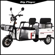 New Electric Tricycle Adult Electric Tricycle Small Scooter Adjustable Seat Pick Up and Drop Off Chi