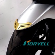 Aerox 155 2021 - alpha 2025 up front fender lip cover - front fender protector lip cover Aerox V1 Ac