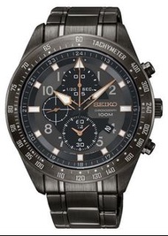 太子/銅鑼灣門市 精工 SEIKO QUARTZ WATCH SNDH41P1 精工錶 精工 黑鋼三圈計時手錶 現貨發售 ⭐️一年保養⭐️