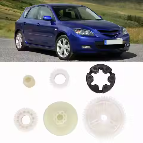6pcs Car Power Window Regulator Motor Gear Kit For Mazda 3 5 6 CX-7 CX-9 RX-8 Replacement Parts Inte