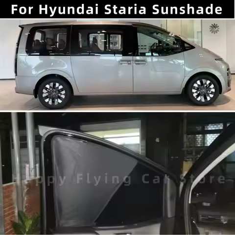 Suitable for Hyundai STARIA car window sunshade,front and side door sun baffle,mesh curtain
