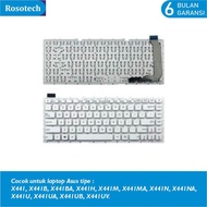 Keyboard Asus X441, X441B, X441BA, X441H, X441M, X441MA (Putih).