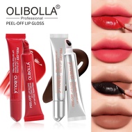 Ready Stock-OLIBOLLA- 2 Color Peel-Off Lip Gloss 24HR Long Wear Lip Tattoo Tear-free Lightweight & C