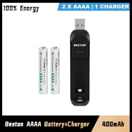 Beston 1.2V AAAA Microsoft Surface3 Handwriting Pen Charging Battery With USB Battery Charger