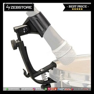 Mic Microphone Holder Mount Clamp Penahan Snare Drum Clip On Rim Shock