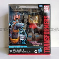 Transformers Studio Series 86-06 The Transformers: The Movie Leader Class Grimlock and Autobot Wheel