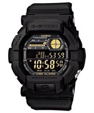 台灣CASIO手錶專賣店 G-SHOCK 震動或是響音LED背光閃動GD-350-1B