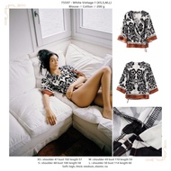 LRR97 - White Vintage 1 (XS,S,M,L) - Blouse