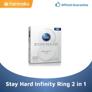 Vivo Stay Hard Infinity Ring 2in1 ( Dual Stamina Ring ) Cincin Stamina Pria