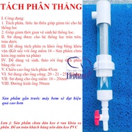 Vertical fecal separator for top and bottom overflow filtration of aquariums