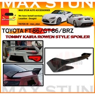 TOYOTA FT86/GT86/SUBARU BRZ ROWEN TOMMY KIARA STYLE SPOILER REAR BOOT TRUNK SPOILER CAR BODYKIT