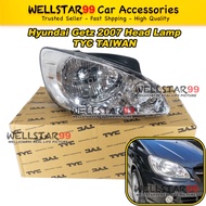 TYC Taiwan Hyundai Getz TB 2005 2007  Head Lamp Lampu Depan 车头灯