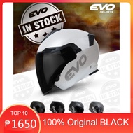 【SALE】 √ HOT  EVO RX-7 HALF FACE DUAL VISOR HELMET MONO COLOR