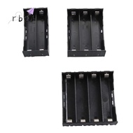 RBJ4 Black DIY Storage Box for 18650 Battery 1X 2X 3X 4X 1 2 3 4 Slot Batteries Container Battery Holder Battery Box Battery Storage Boxes