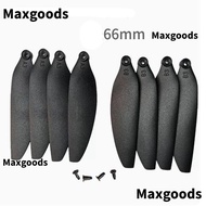 MAXGOODS Remote Control Drone Parts, Plastic Black Folding Propeller Blades, 58mm/66mm Universal Qua