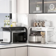 [48H Shipping] Kitchen Rack u Model Storage Rack Electric Oven Double Layer Microwave Oven Rack Oven