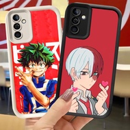 XI8 My Hero Academia Casing for Samsung Galaxy A36 A56 S25 Ultra A26 5G Black White