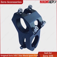 Official Zero Accessories Original Zero 10X T Bar Block Spare Part Suit for Zero 10X Electric Scoote