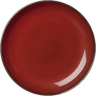 Luzerne LZ302-RT1201017 Small Plate, Crimson, Diameter 6.5 inches (16.5 cm), Rustic