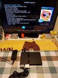 PS2 Slim 薄版主機 + FMCB 64mb引導記憶卡 + 最新款MX4SIO + 128gb tf卡