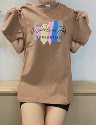 Áo thun nữ chất thun thái áo cotton form vừa mẫu A08 màu nâu