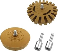 Foil Eraser, 2 Pieces Eraser Disc, Eraser Drill Adhesive Residue, Eraser Cordless Screwdriver Remova